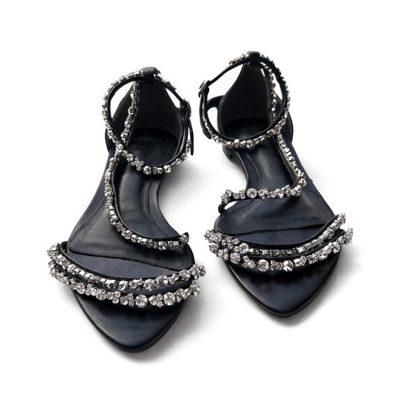 Alexandre Birman Shoes - ALEXANDRE BIRMAN Demi Crystals Flats